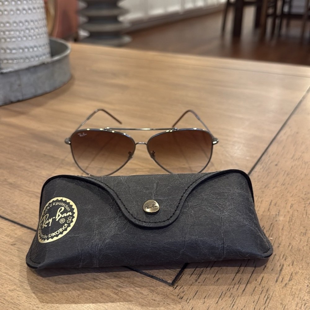 Ray Ban Aviator Reverse Sunglasses - Picture 4 of 7